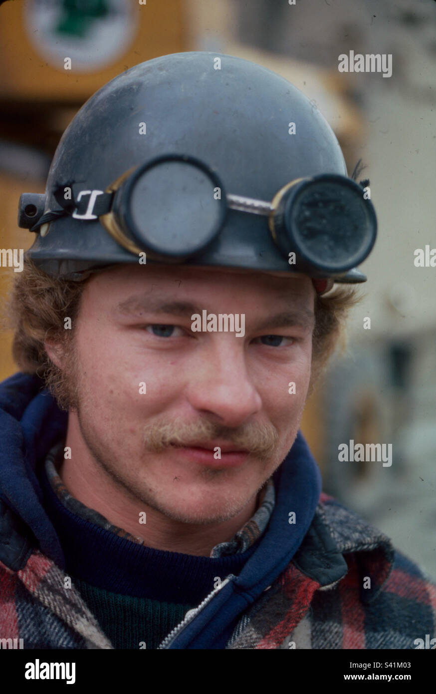 Construction worker - Smartphone Captured Stock Image