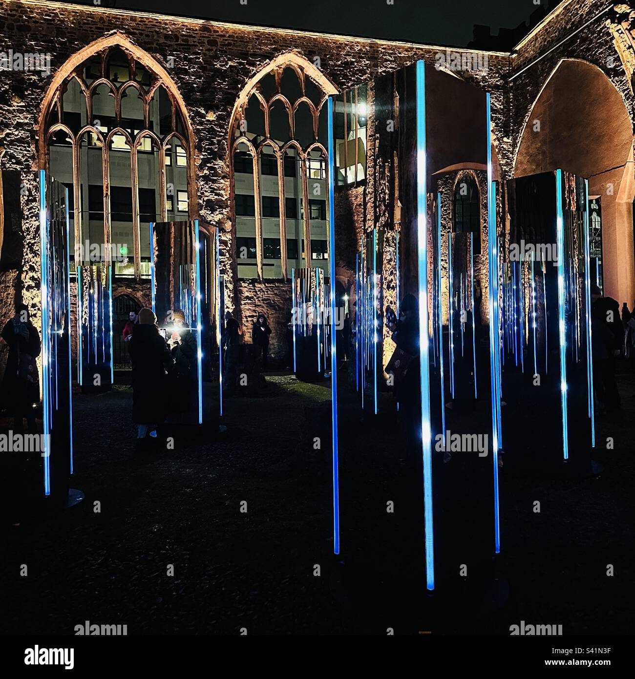 Bristol Light Festival Continuum Stock Photo Alamy