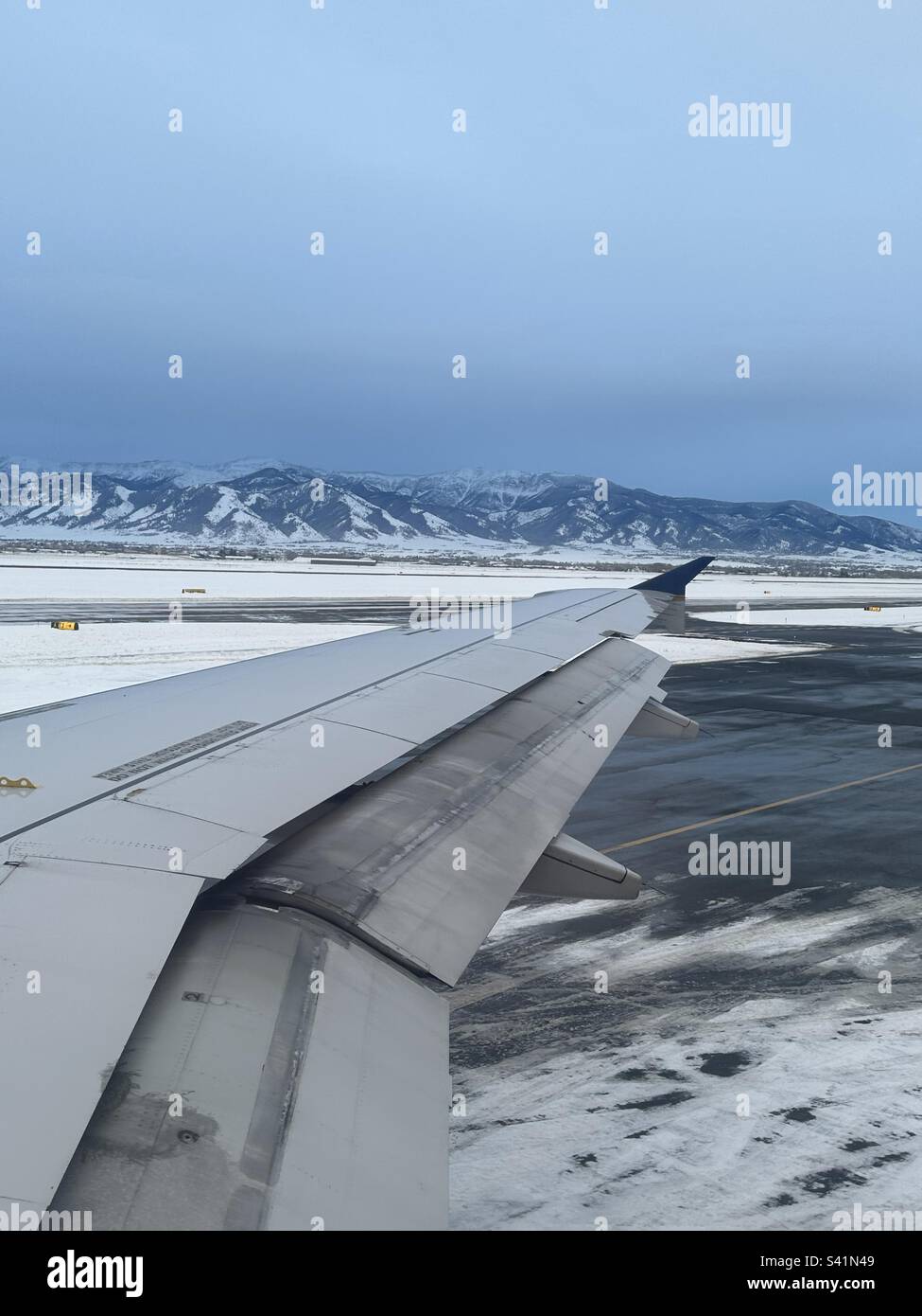 Bozeman Montana flight Stock Photo