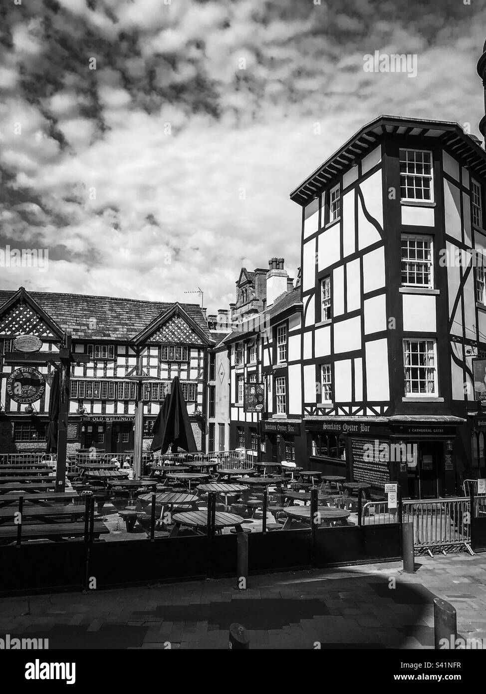 Sinclair’s oyster bar, Manchester - Smartphone Captured Stock Image