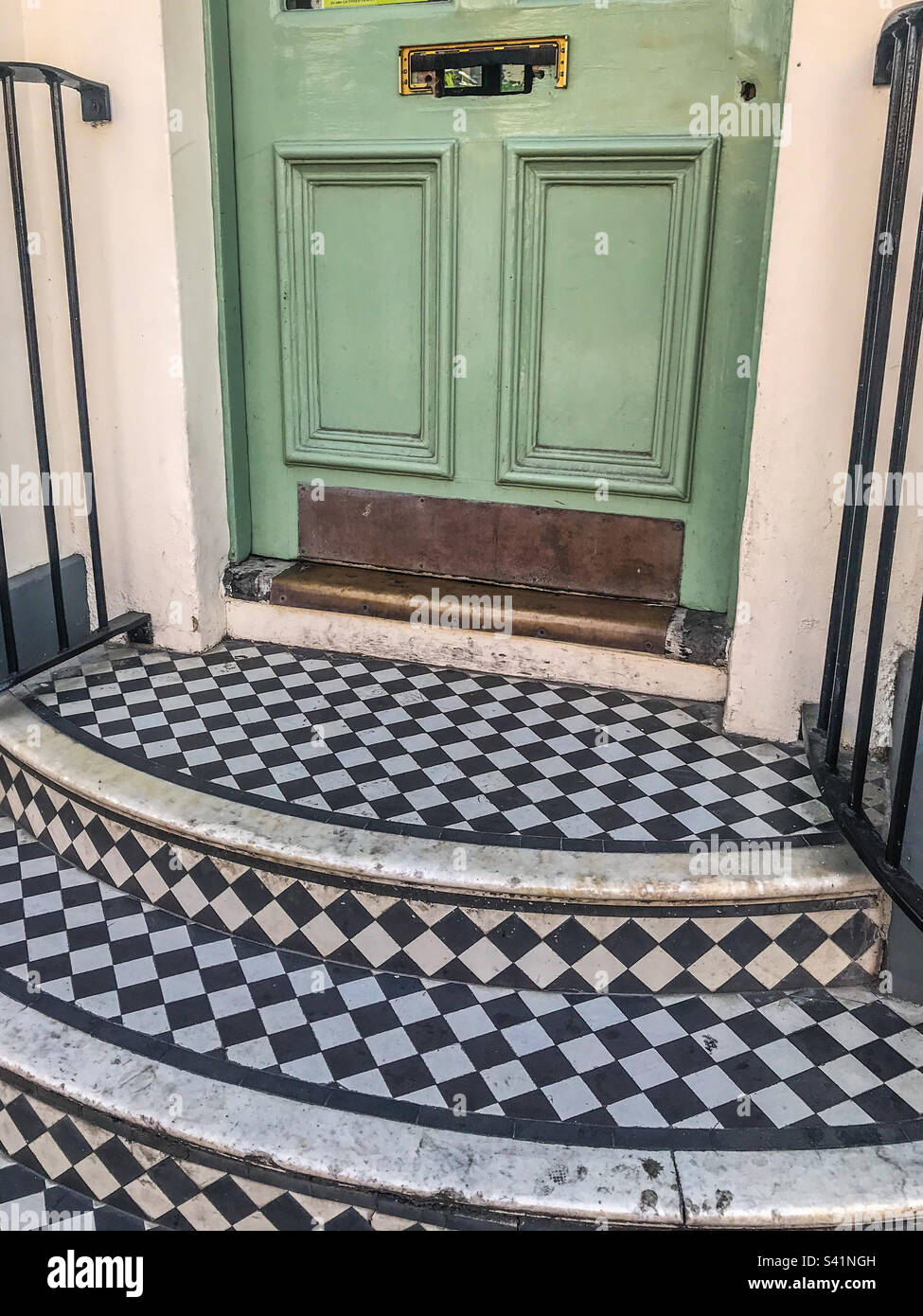 Steps to doorway - Smartphone Captured Stock Image