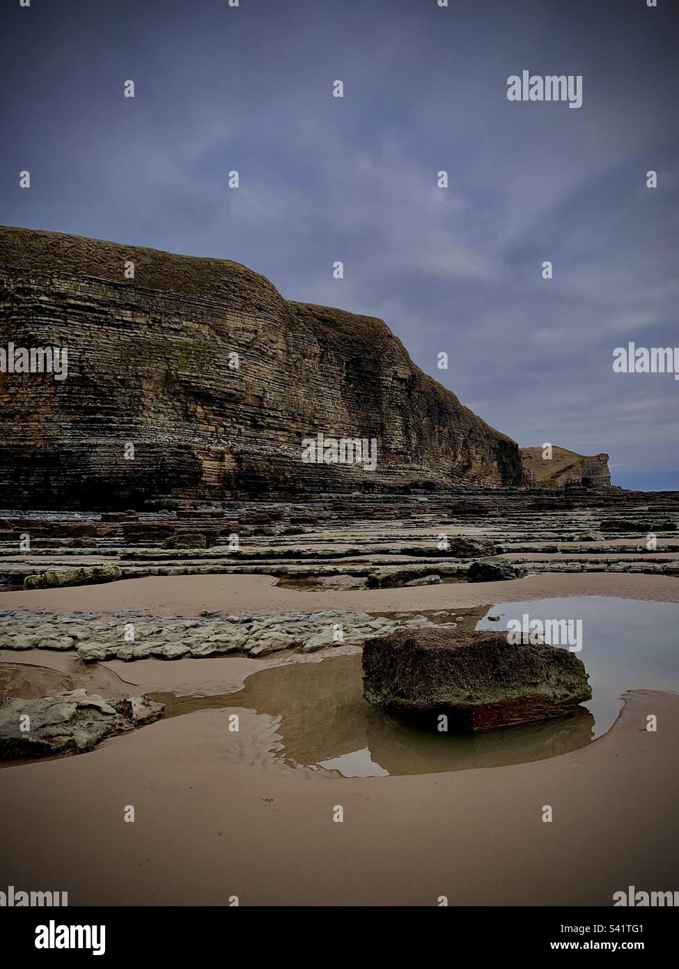 Southerndown Beach South Wales U.K. - Smartphone Captured Stock Image
