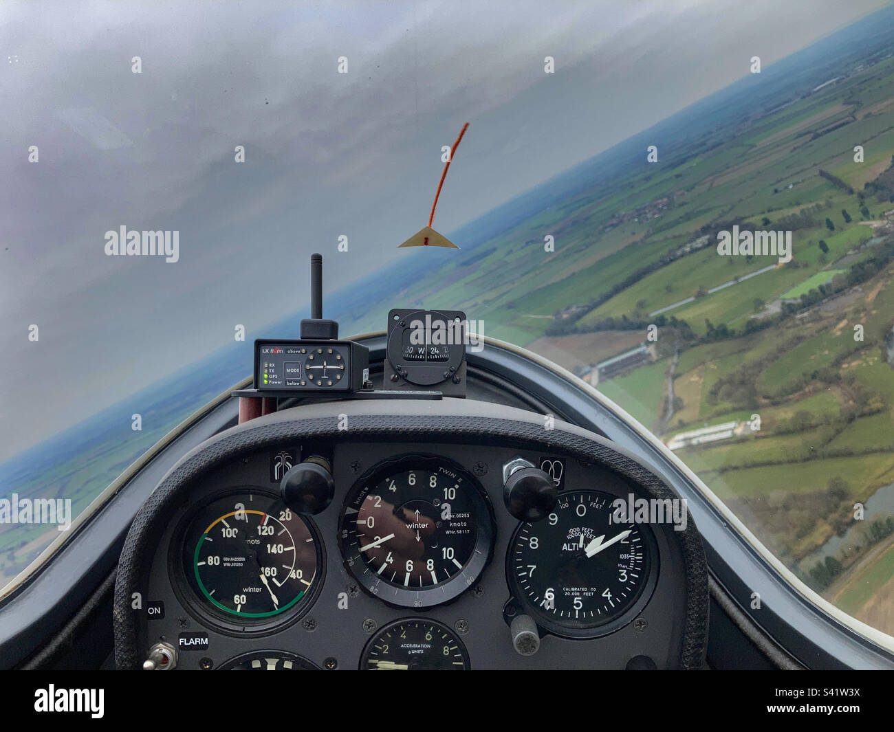 Gliding in North Yorkshire Stock Photo Alamy