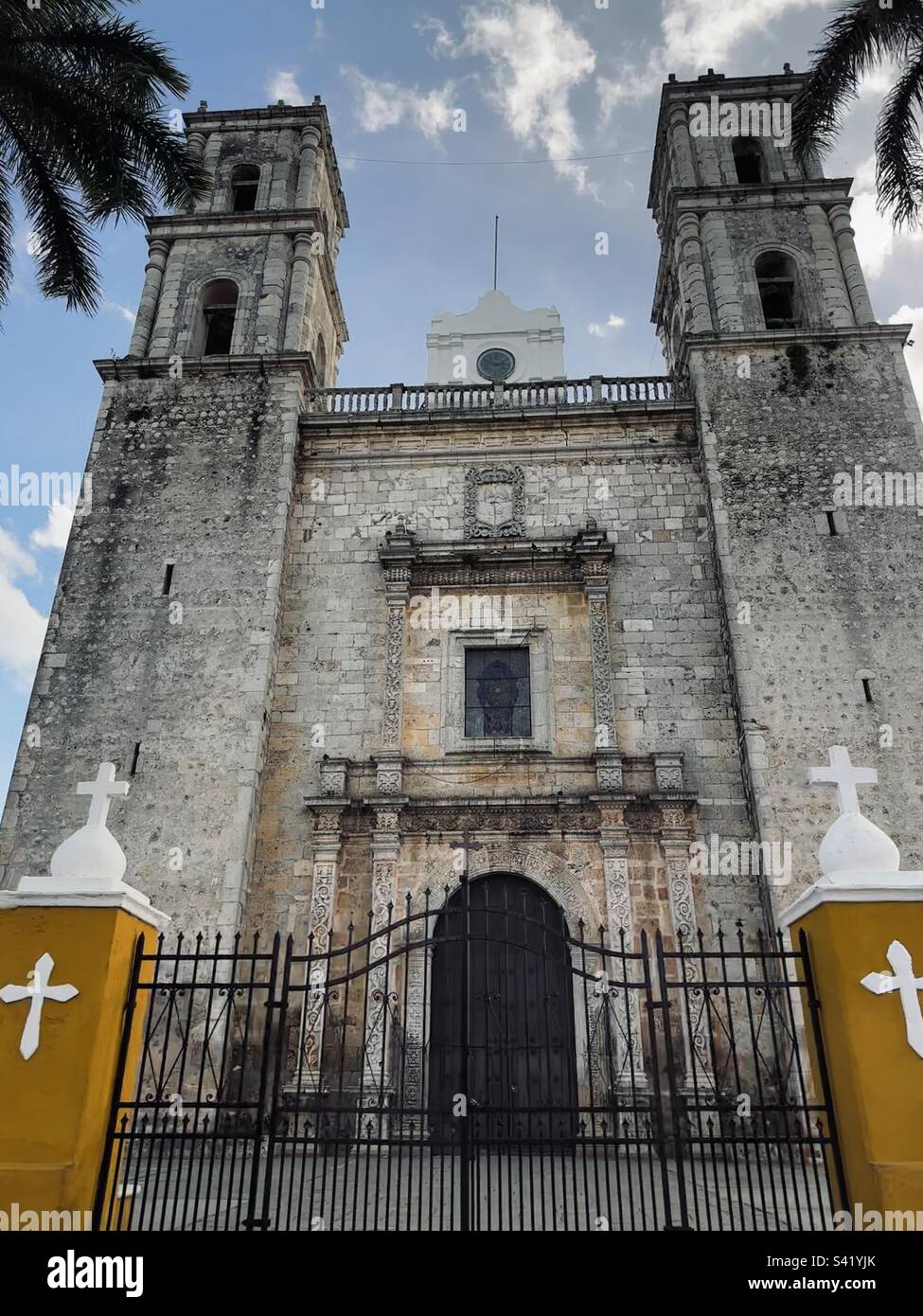 San Servacio Church, Valladolid, Yucatan, Mexico - Smartphone Captured Stock Image