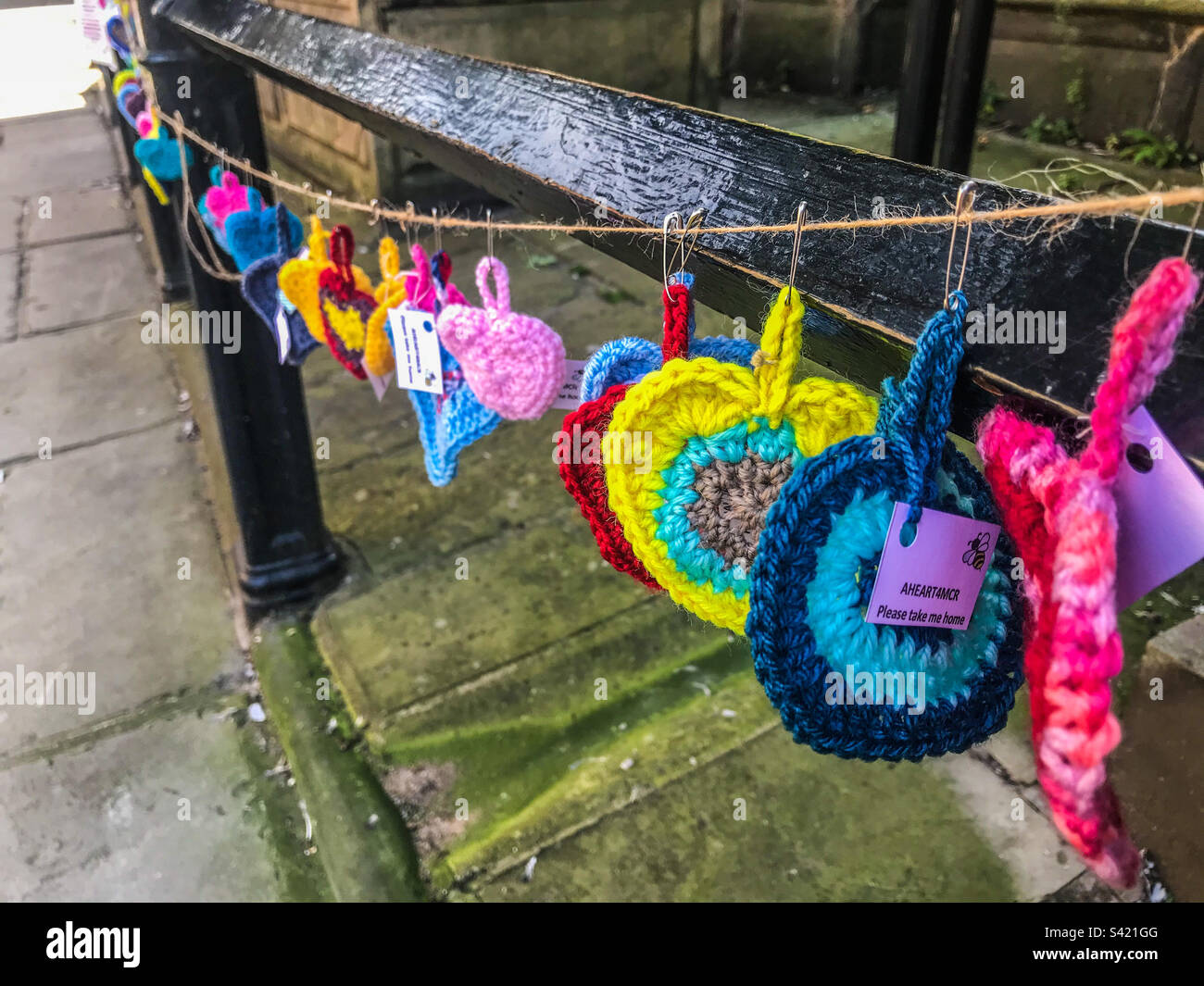 A heart for Manchester - Smartphone Captured Stock Image