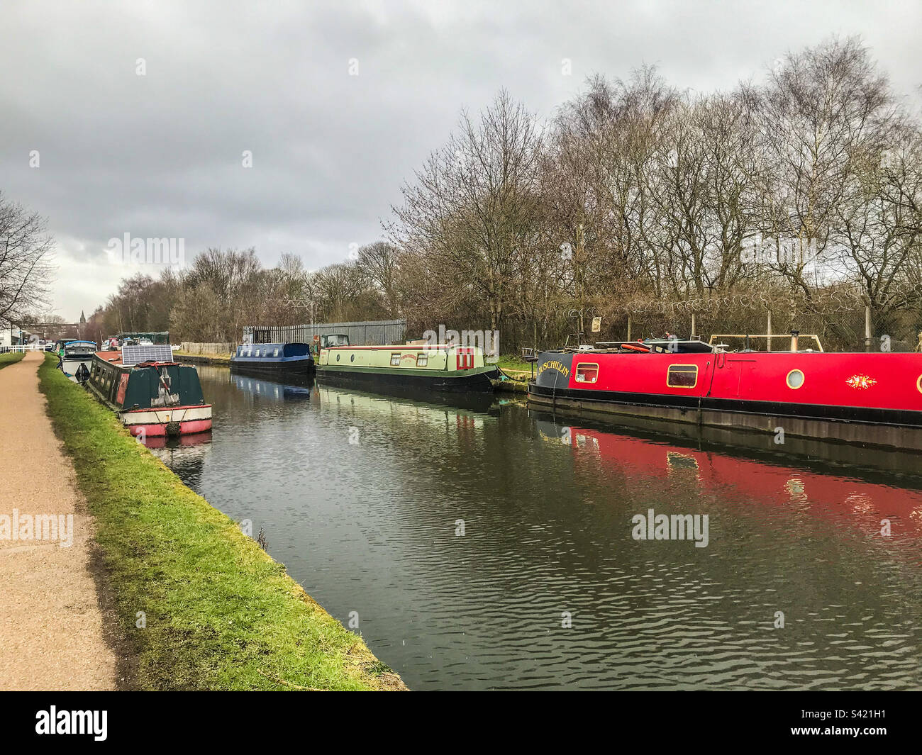 Canal at Stretford - Smartphone Captured Stock Image
