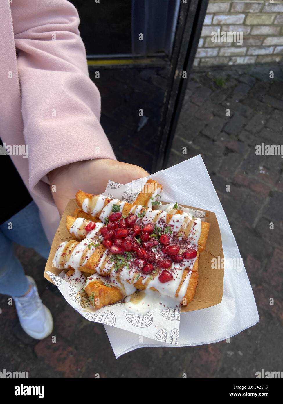 Halloumi Fries from Camden Market Stock Photo Alamy