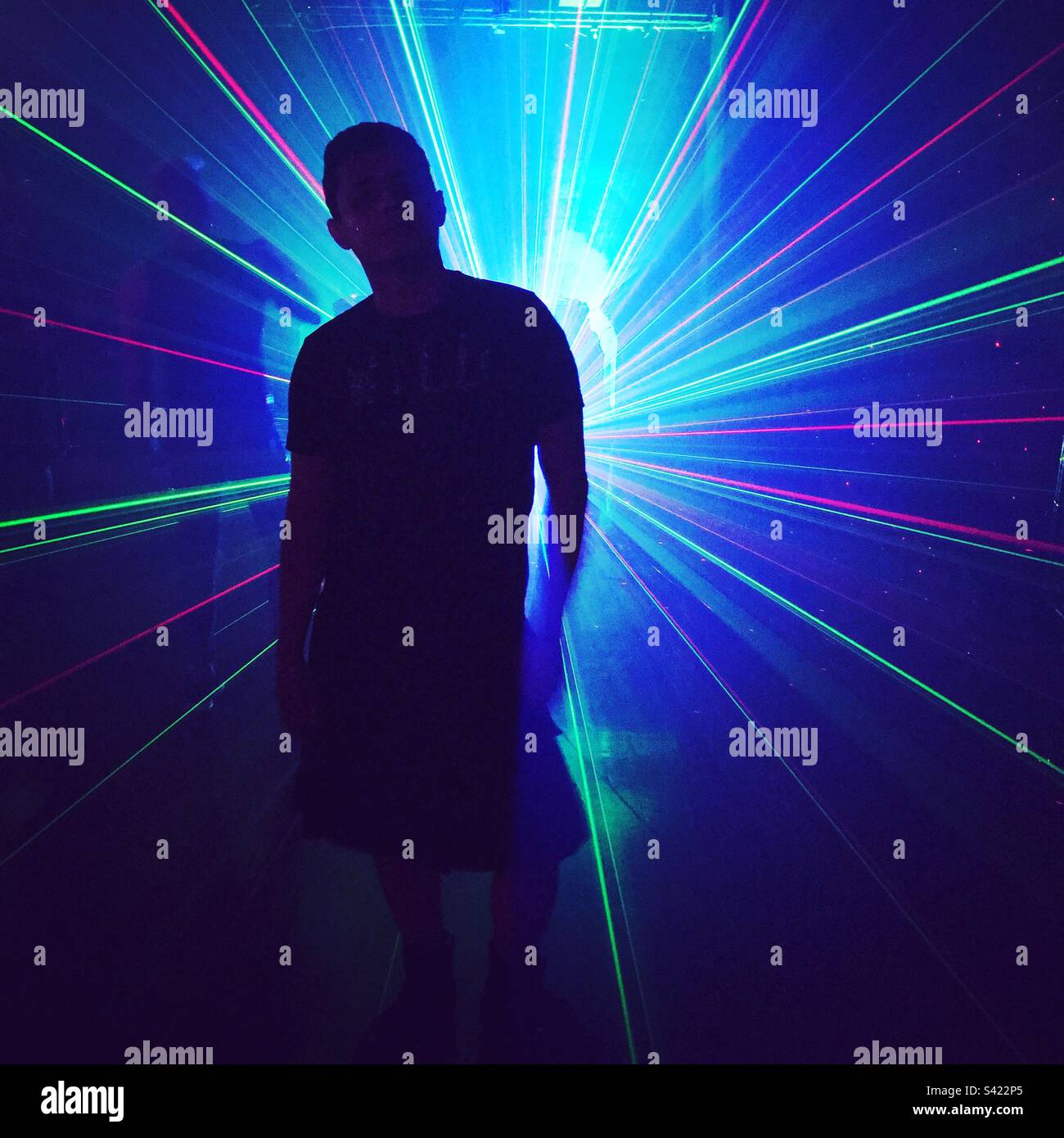 Clubbing in New York City, Gay Nightlife - Smartphone Captured Stock Image