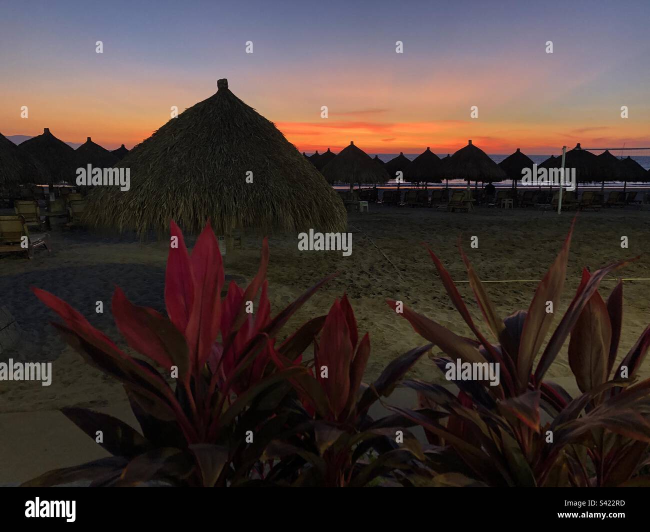 Sunset in Mexico. - Smartphone Captured Stock Image