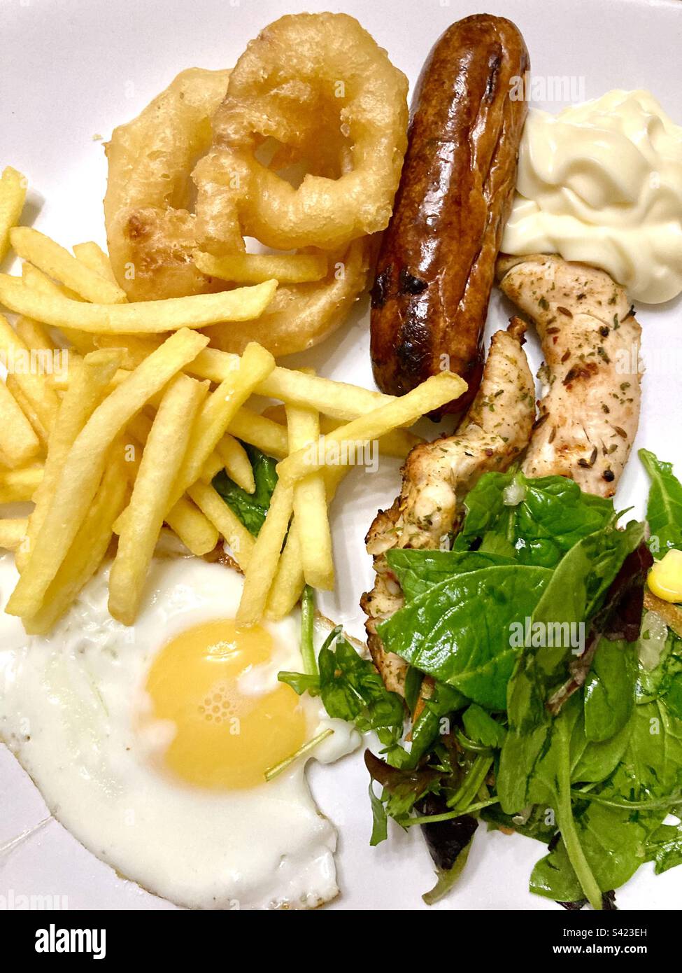 Gourmet mixed grill food Stock Photo Alamy
