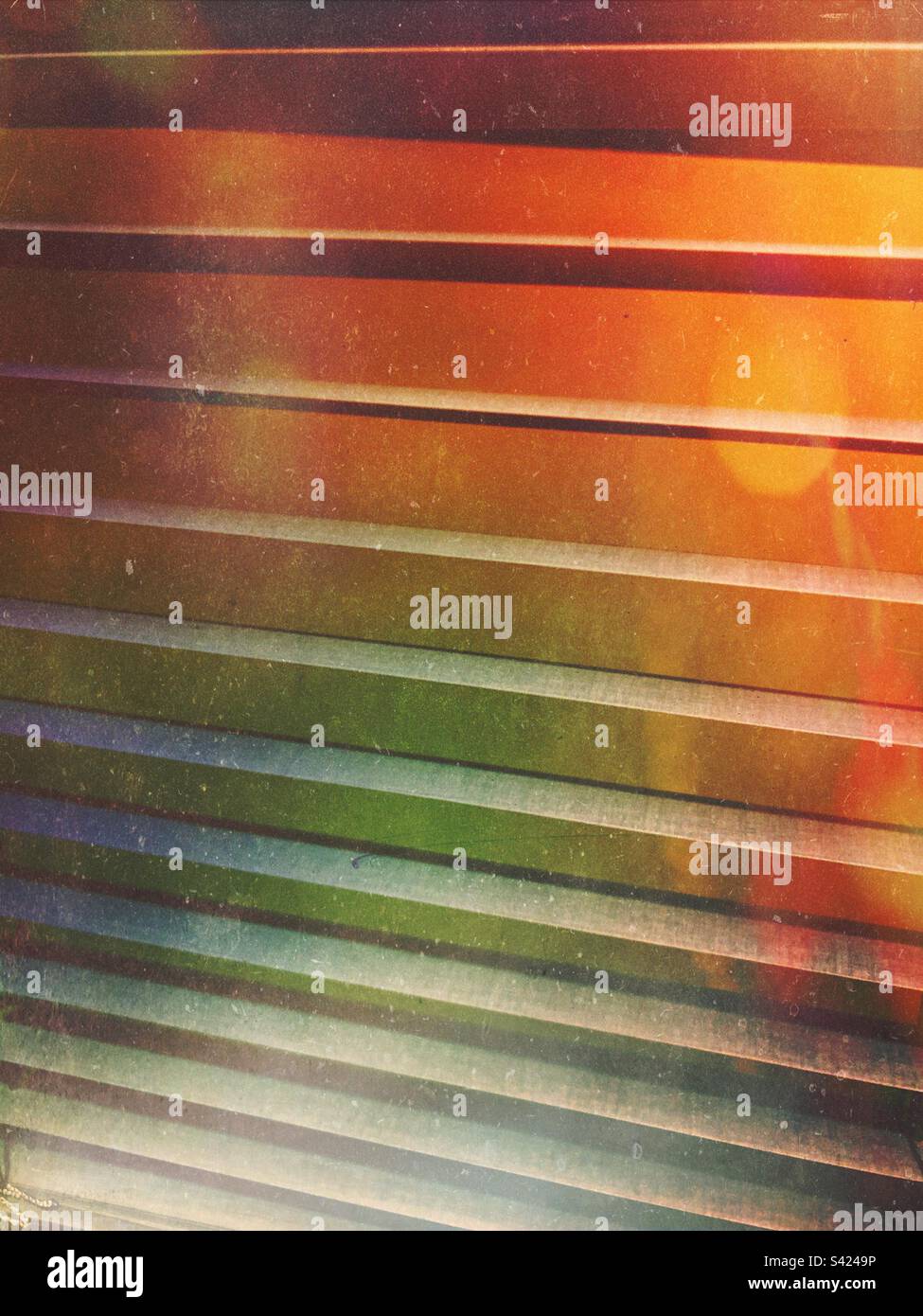 blinds with overlay effect Stock Photo Alamy