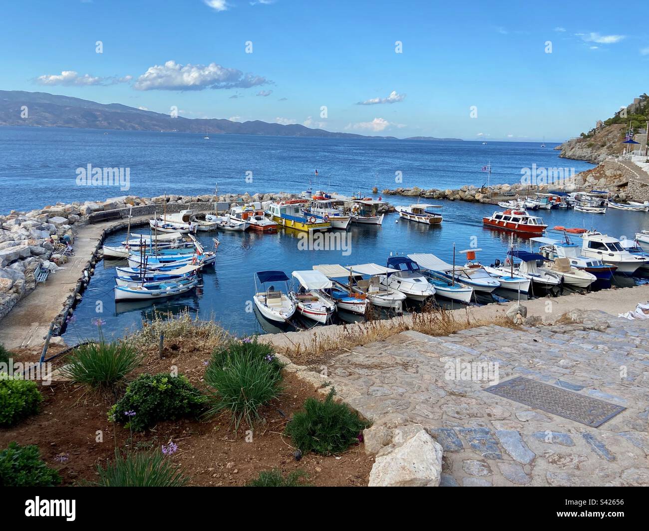 Hydra, Greece - Smartphone Captured Stock Image