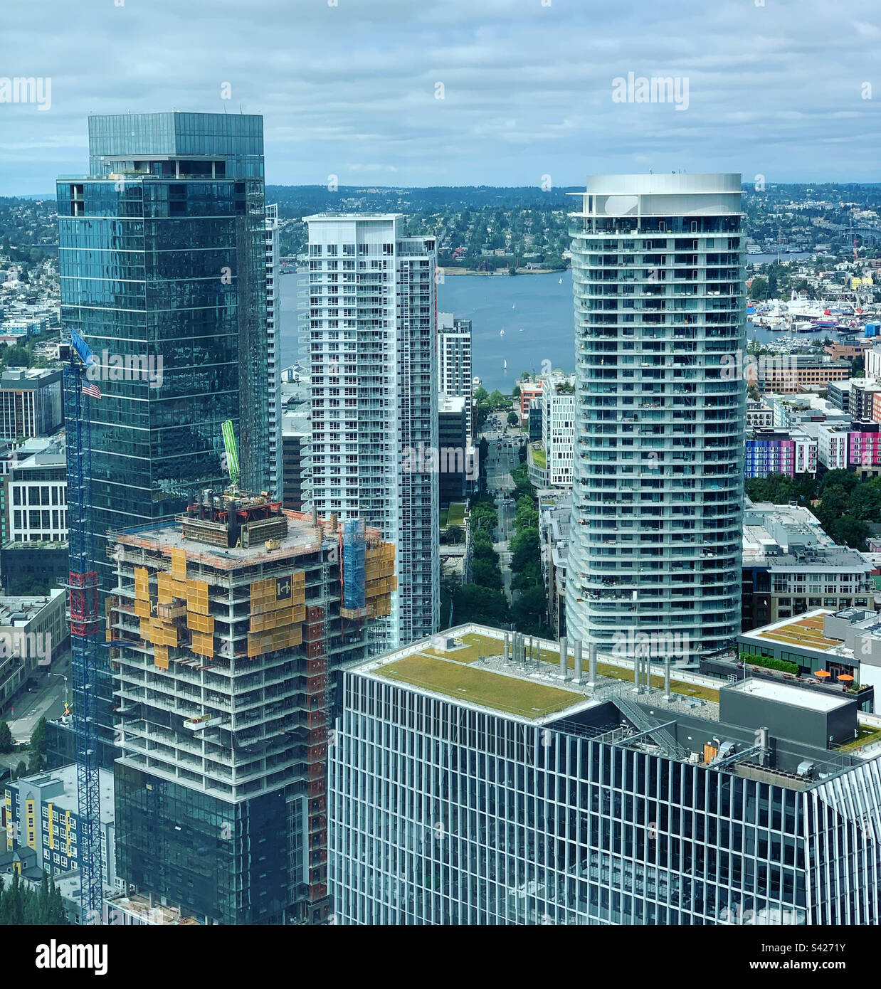 Skyscrapers, Downtown Seattle, Washington, United States Stock Photo