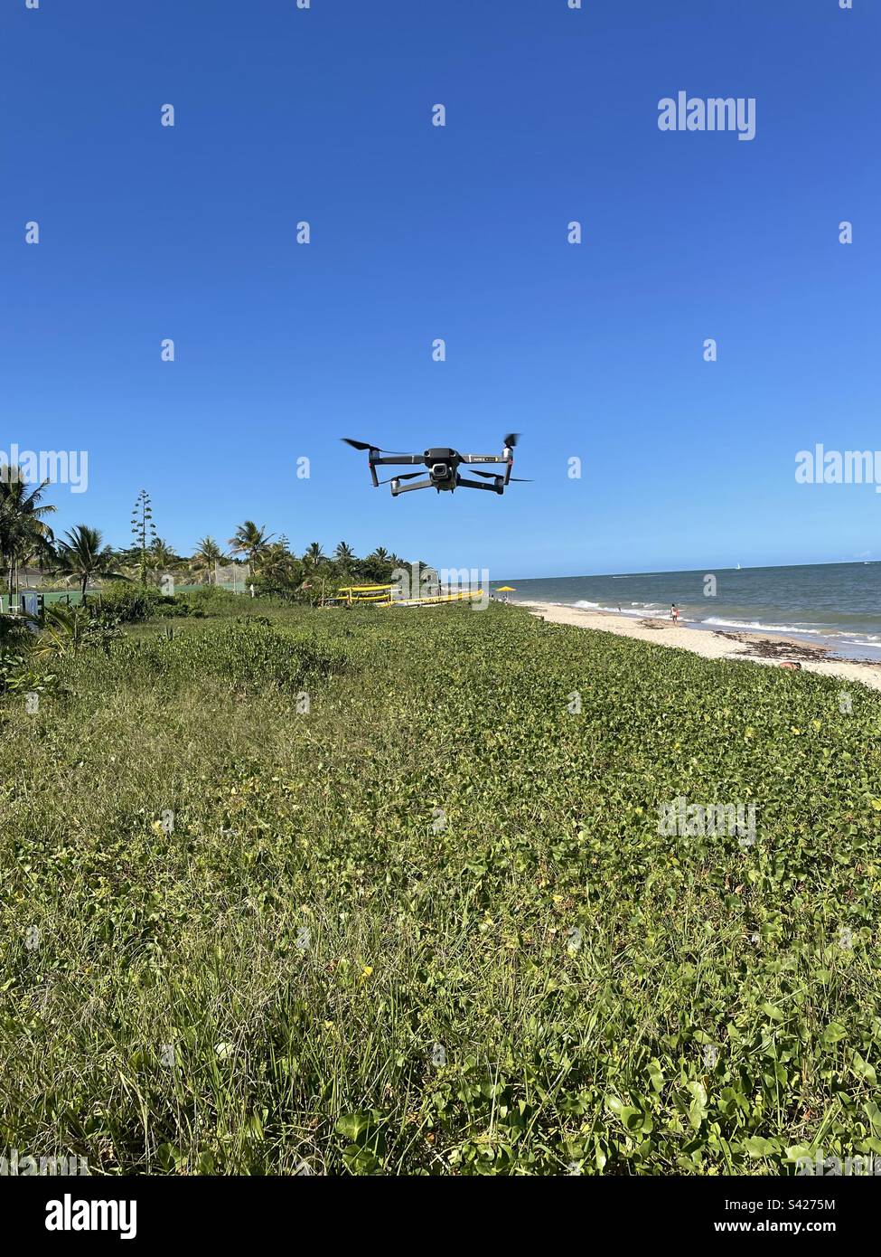 Drone Photo porto Seguro bahia Brazilië Stock Photo