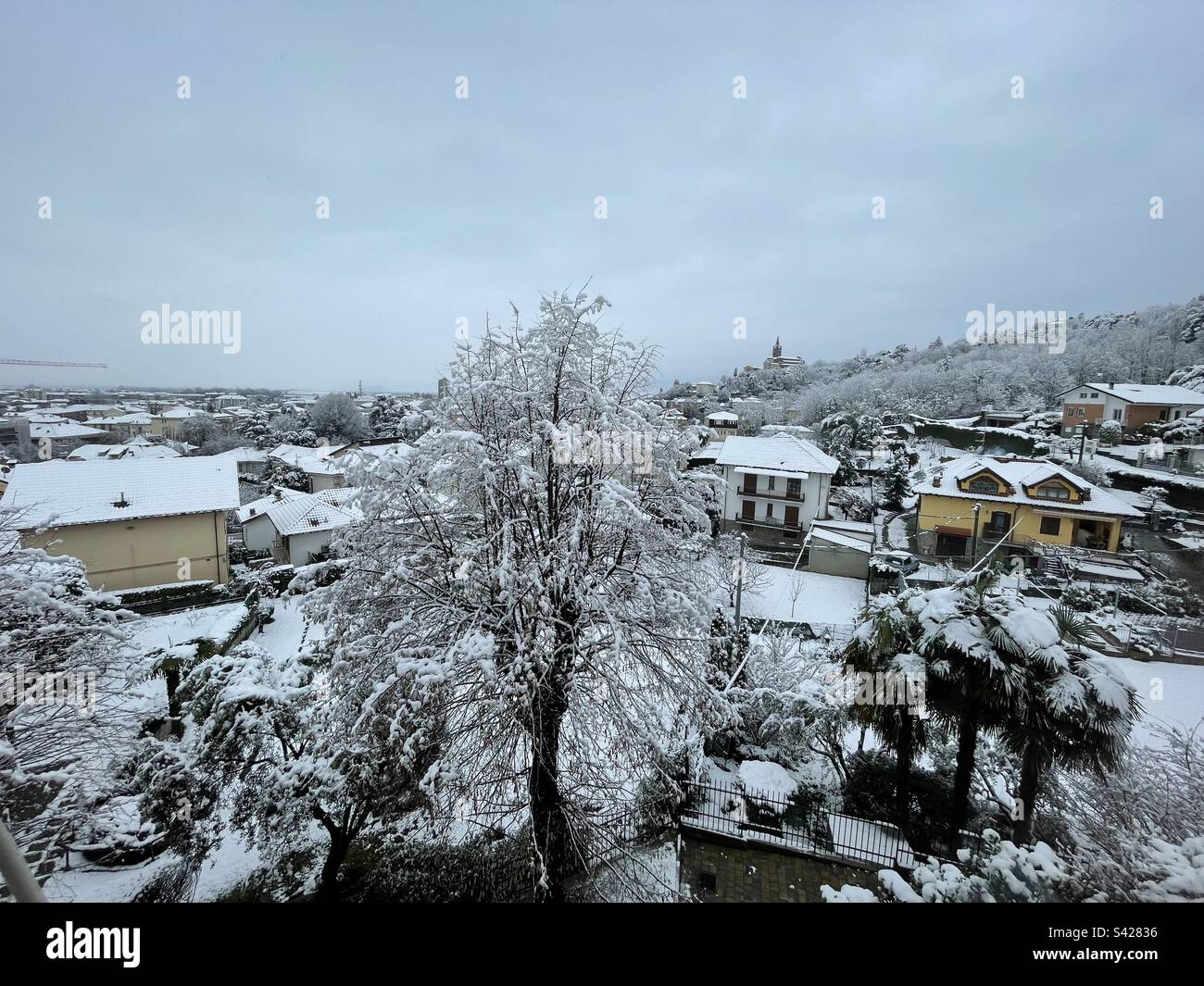 Pinerolo, Italy in winter Stock Photo - Alamy