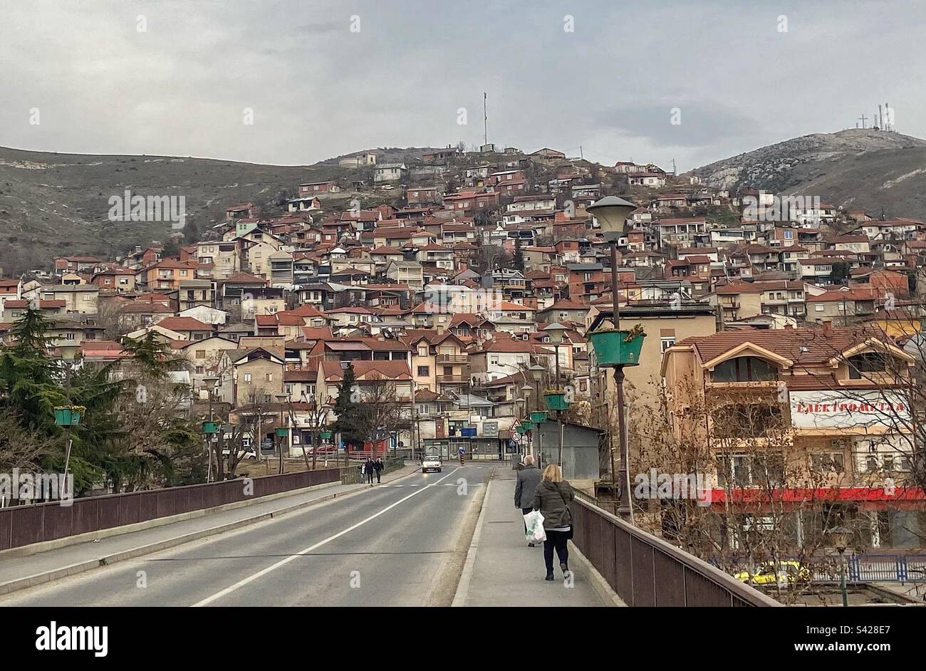 A view of Veles, Macedonia Stock Photo - Alamy