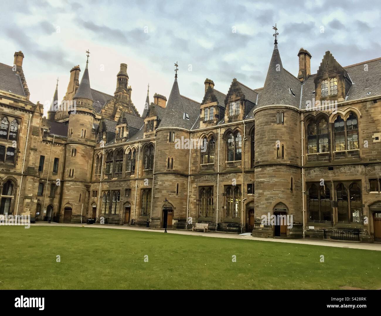 The University of Glasgow. - Smartphone Captured Stock Image