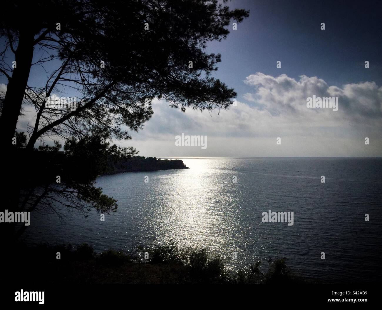The coastline at l’Ampolla, Catalonia, Spain. - Smartphone Captured Stock Image