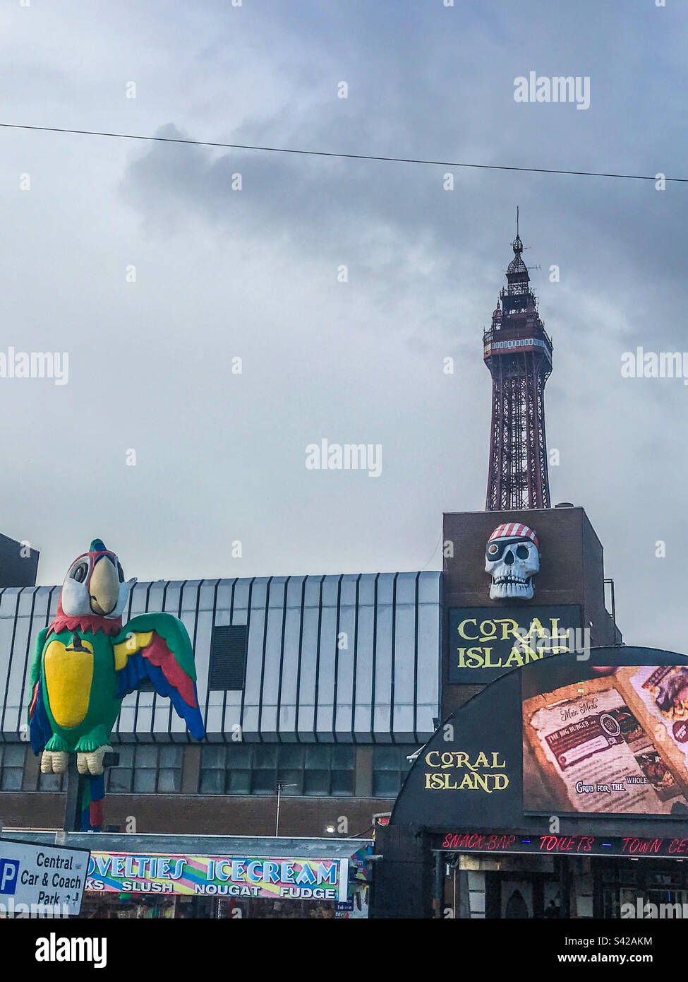 Blackpool’s Coral Island Stock Photo - Alamy