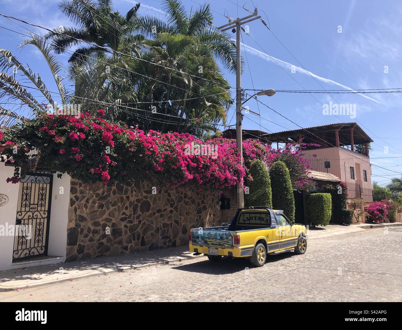 A neighbourhood in Bucerias, México. - Smartphone Captured Stock Image