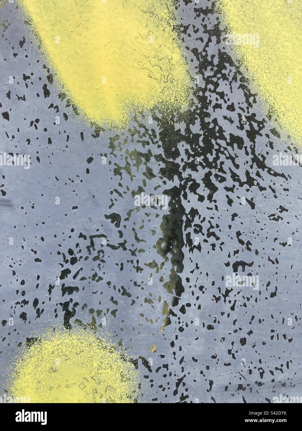 Spray paint distressed metal door. 2023 Stock Photo Alamy