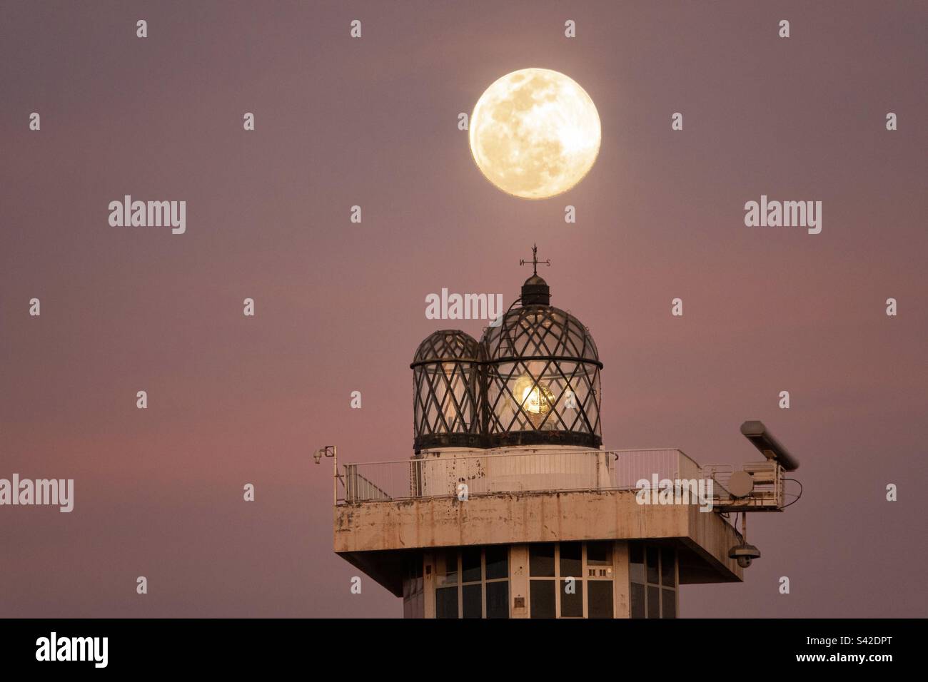 Full moon - Smartphone Captured Stock Image