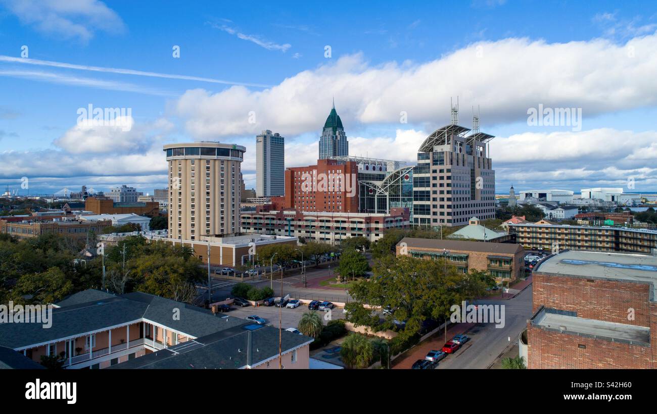 City of Mobile, Alabama skyline - Smartphone Captured Stock Image