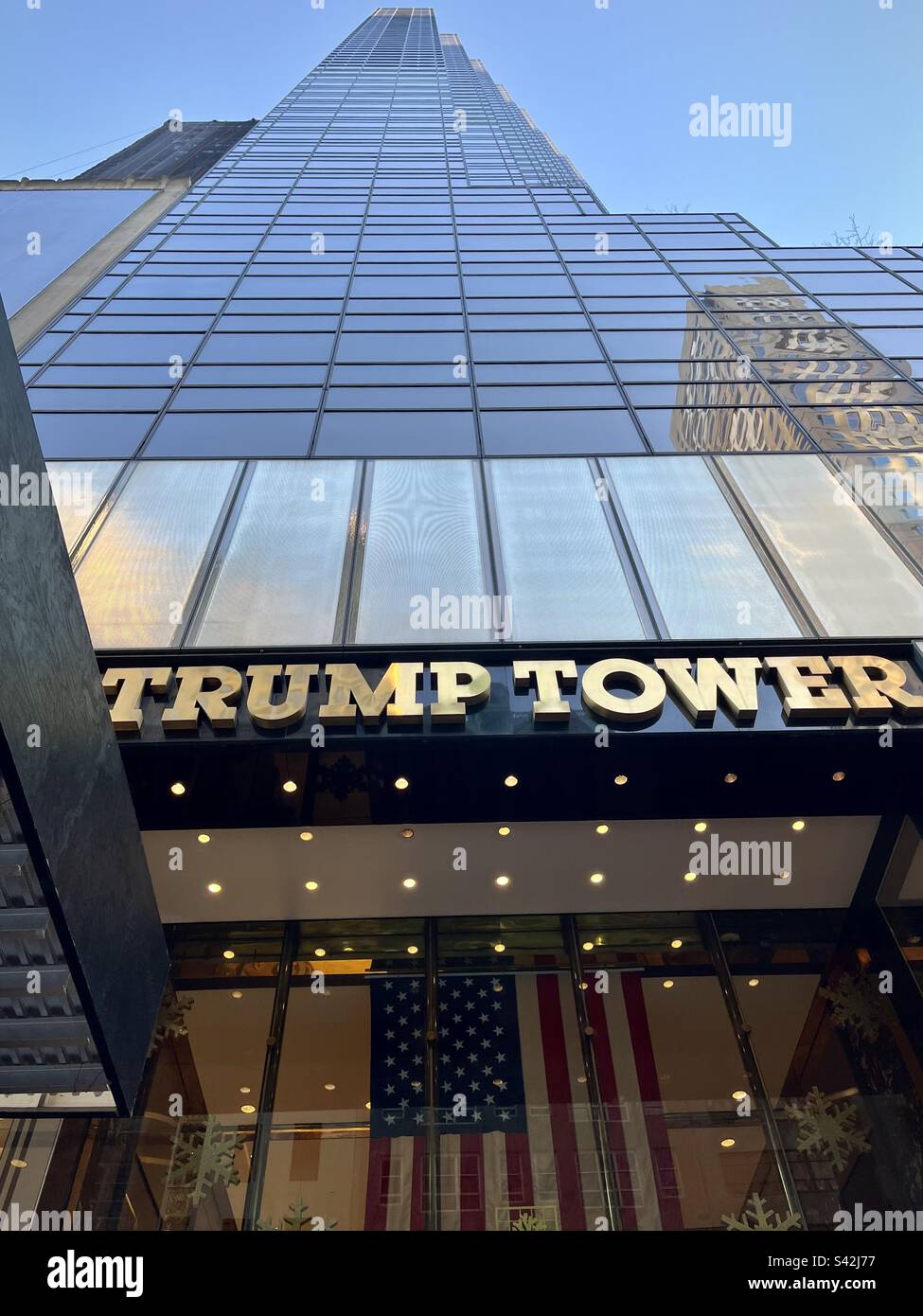 View of the trump tower in New York. Photo taken in New York in December 2022 Stock Photo