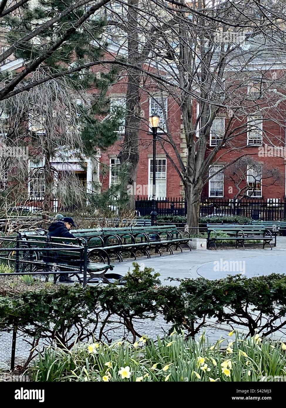 Stuyvesant Square, New York - Smartphone Captured Stock Image