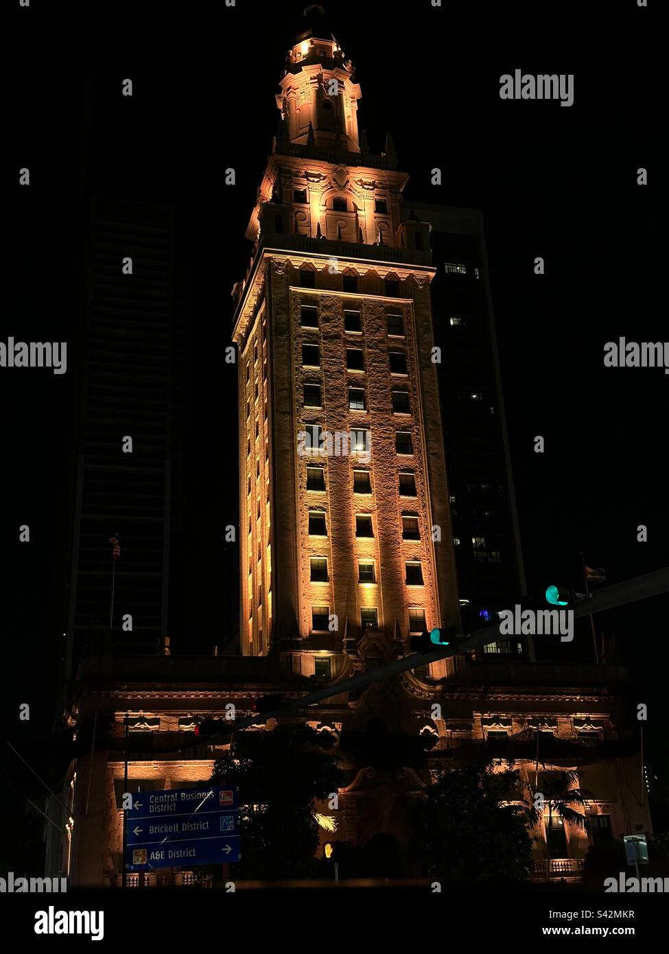 Building in Miami captured with my iPhone - Smartphone Captured Stock Image