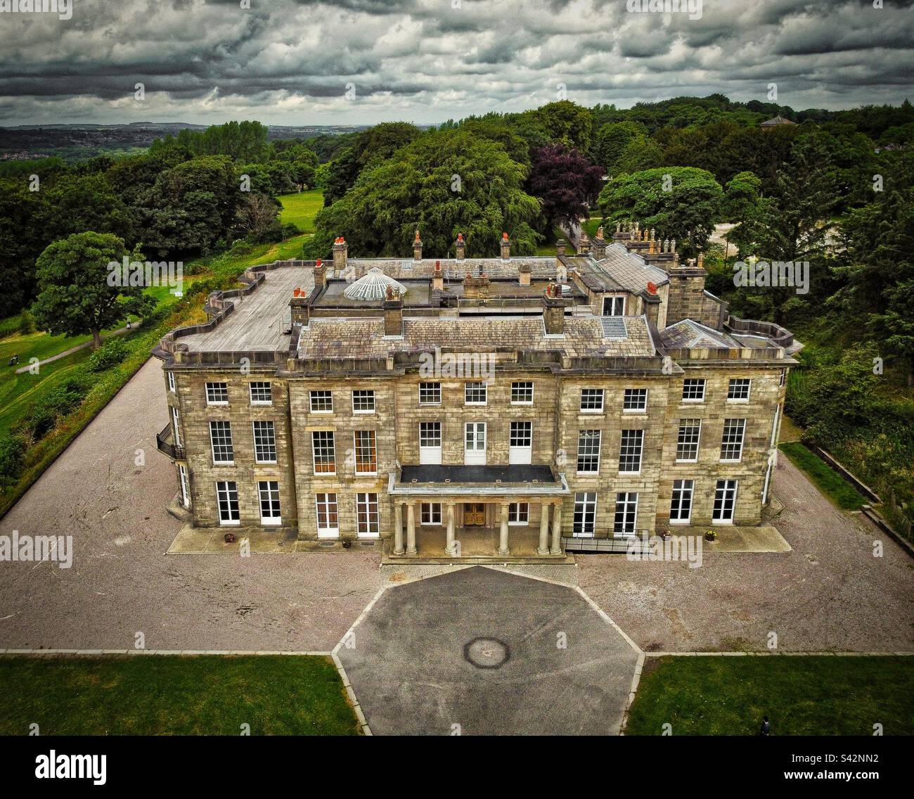 Haigh hall in Wigan Stock Photo