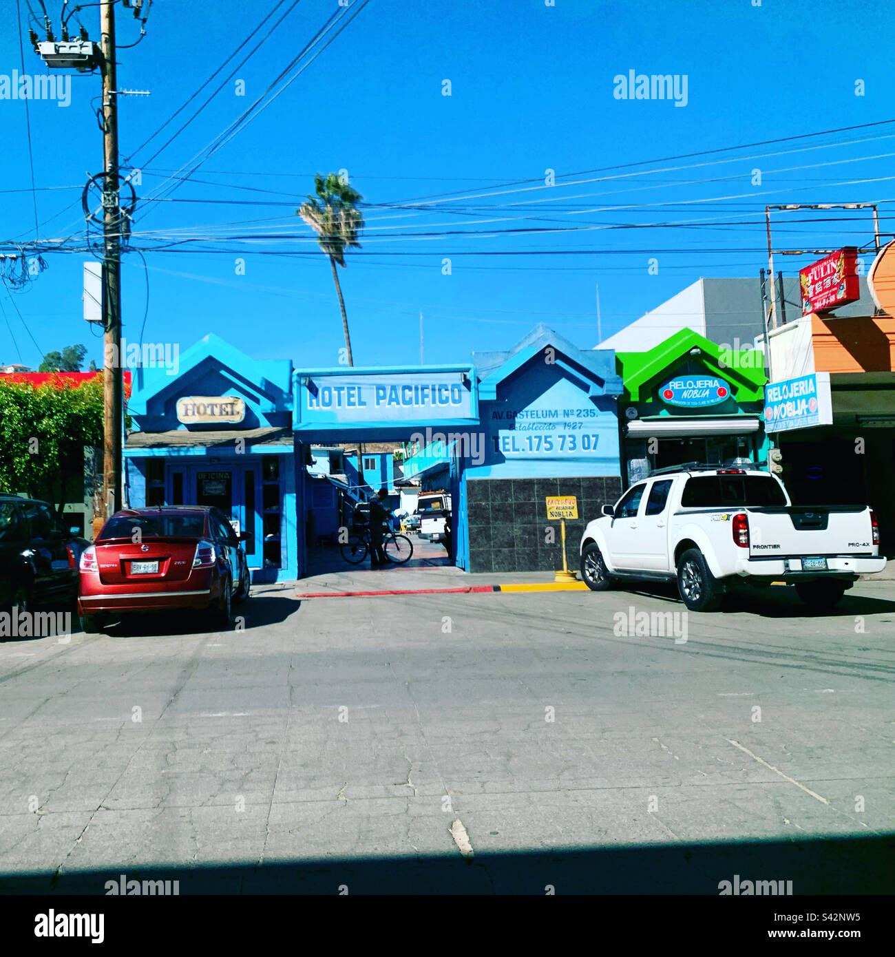 November, 2022, Ensenada, Baja California, Mexico - Smartphone Captured Stock Image