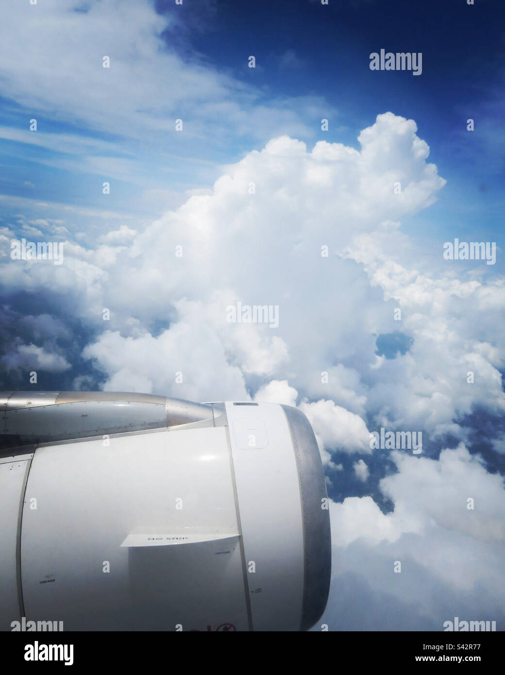 At the Sky! - Smartphone Captured Stock Image