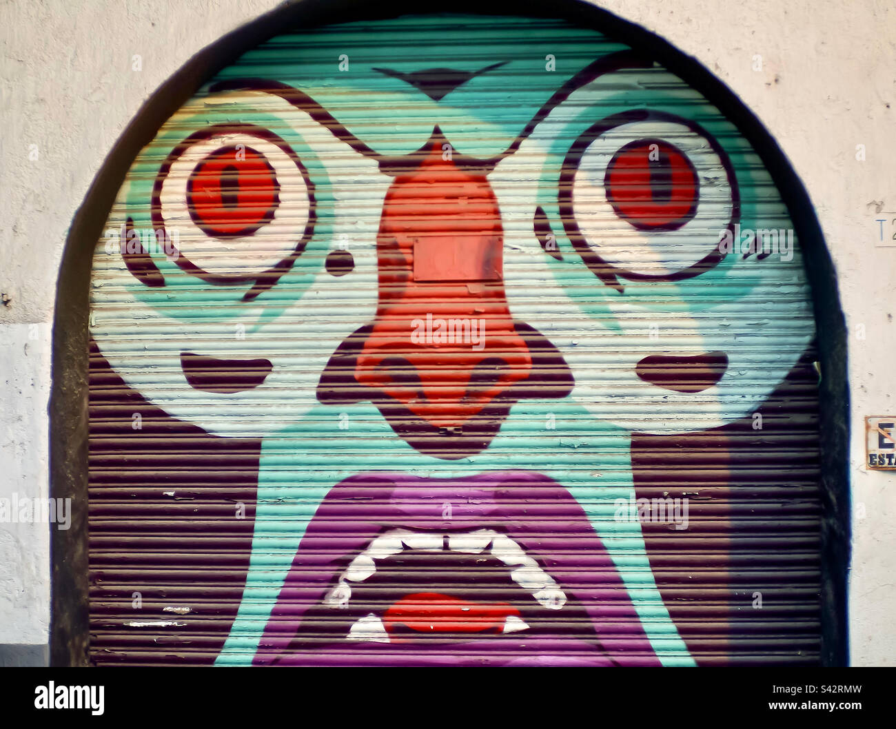 Interesting street art in CDMX Stock Photo Alamy