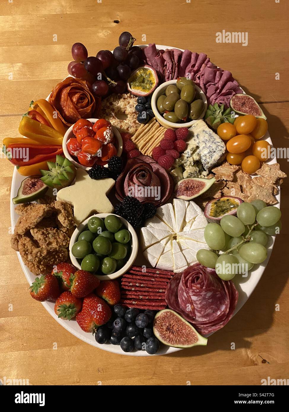 Delicious mixed platter Stock Photo Alamy