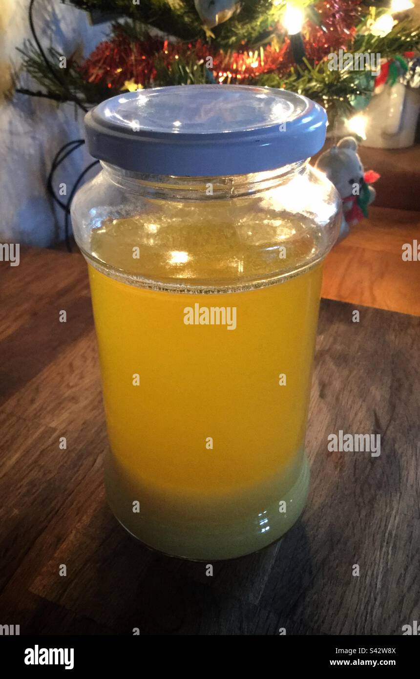 Duck fat and olive oil, Catalonia, Spain. - Smartphone Captured Stock Image