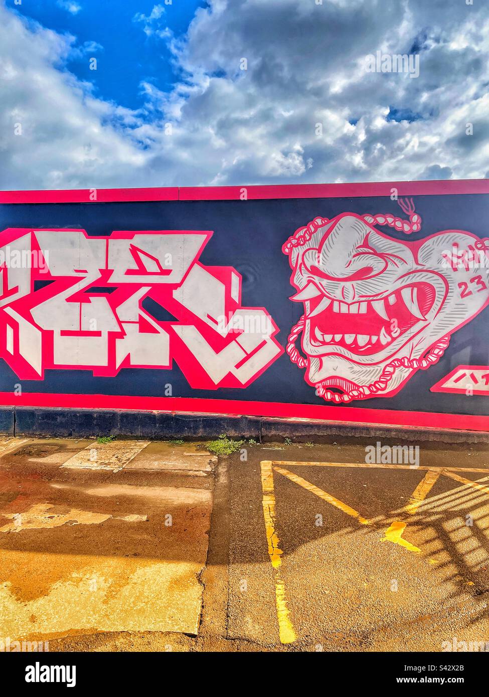 Street art in Leeds city centre Stock Photo Alamy