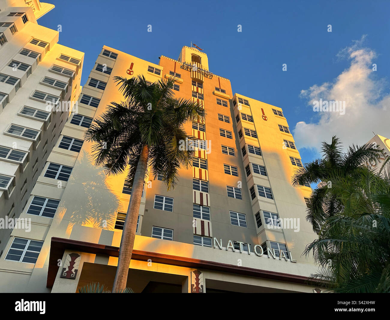 The National Hotel, Collins Avenue, South Beach, Miami Beach, Florida, United States - Smartphone Captured Stock Image