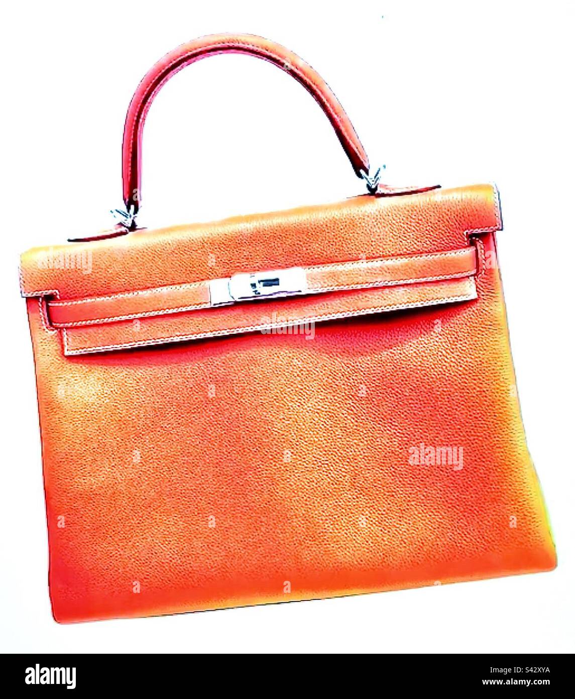 Orange birkin bag hi-res stock photography and images - Alamy