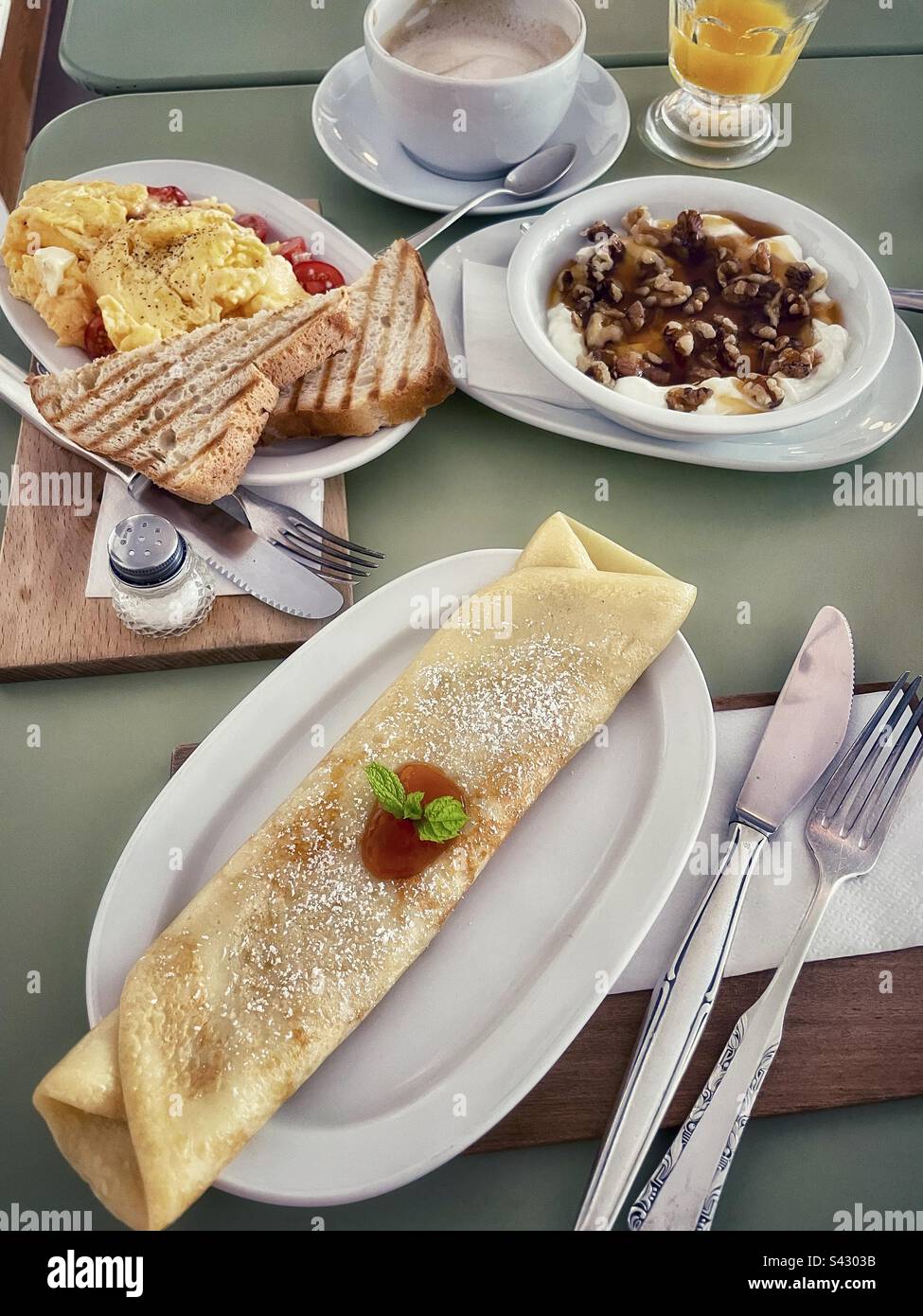 Having A German Breakfast Stock Photo Alamy having-a-german-breakfast-stock-photo-alamy