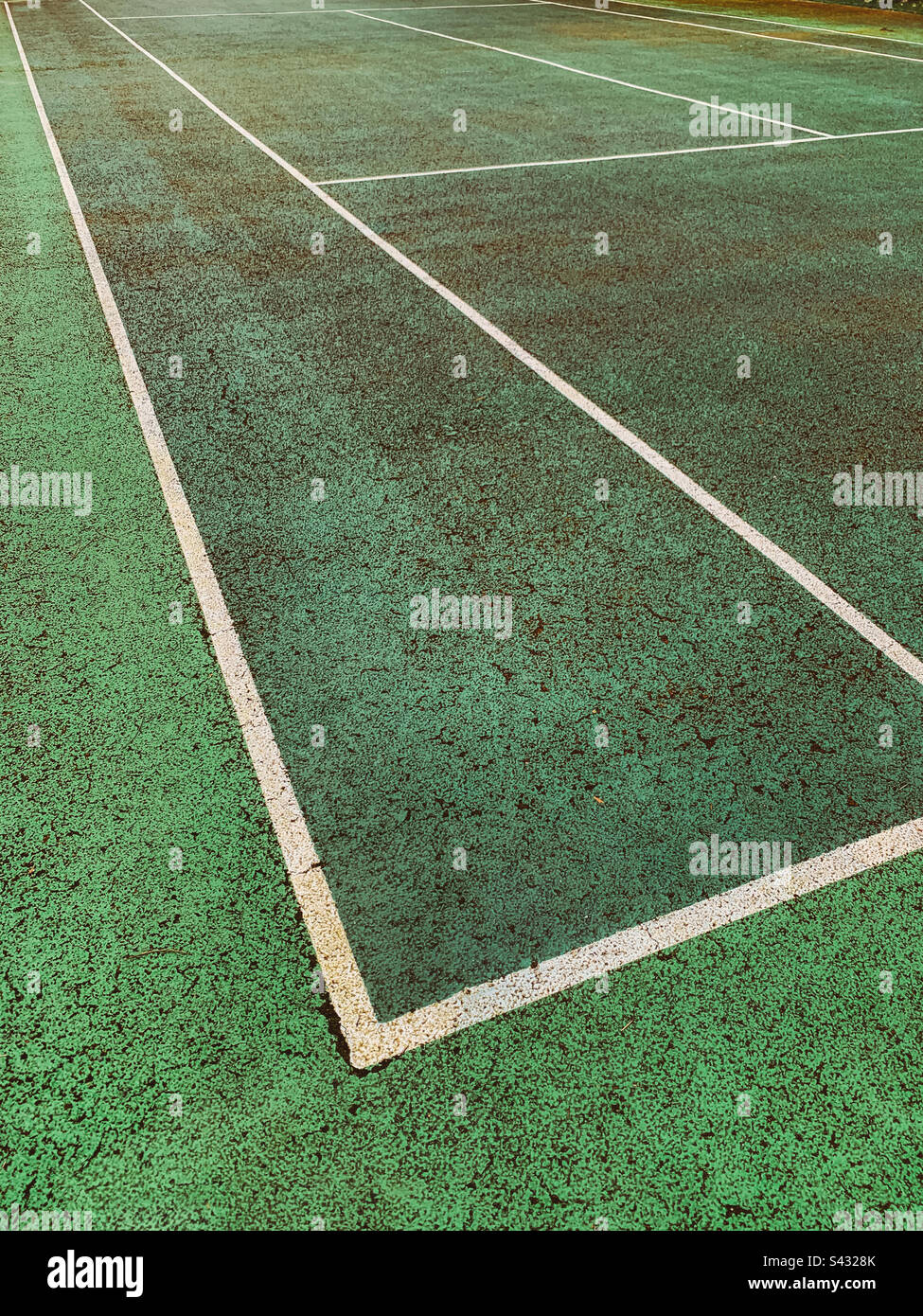 Close up tennis court - Smartphone Captured Stock Image