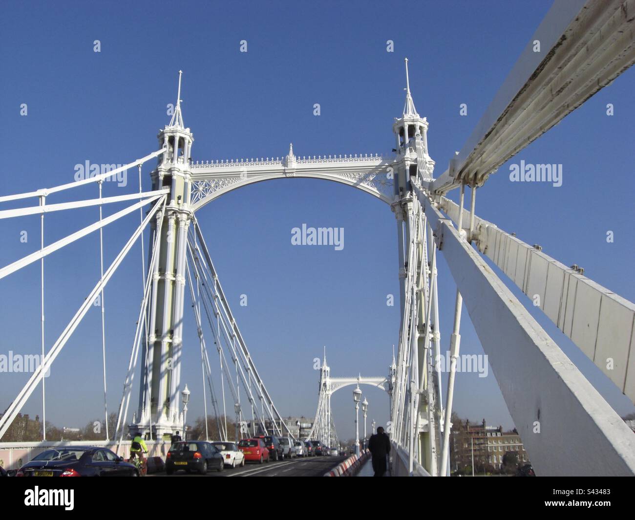 Albert bridge, London Stock Photo Alamy