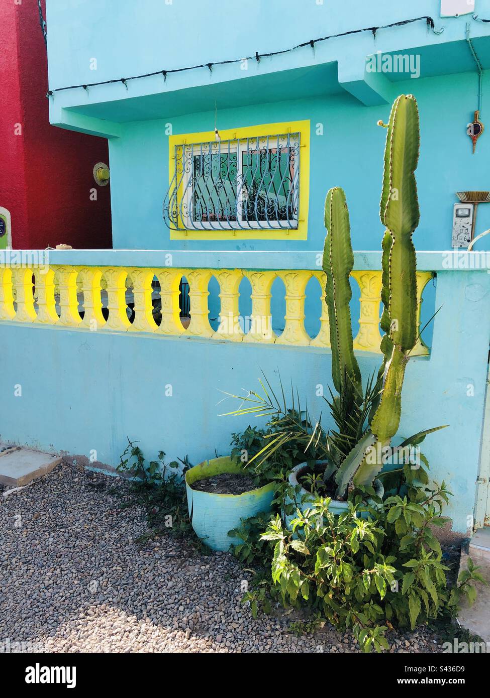 Colourful house in Morocco Stock Photo Alamy
