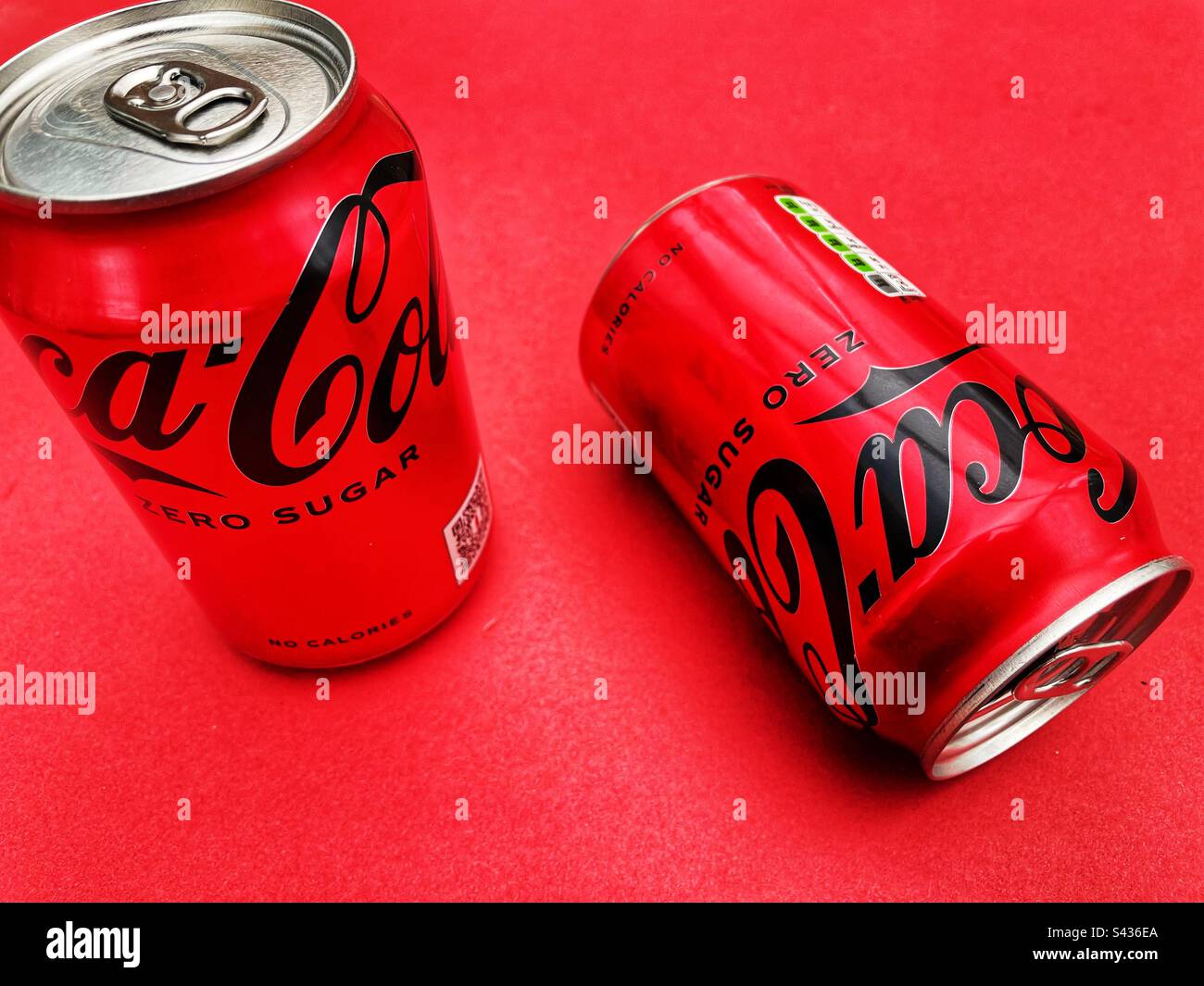 Coca Cola Zero - Smartphone Captured Stock Image