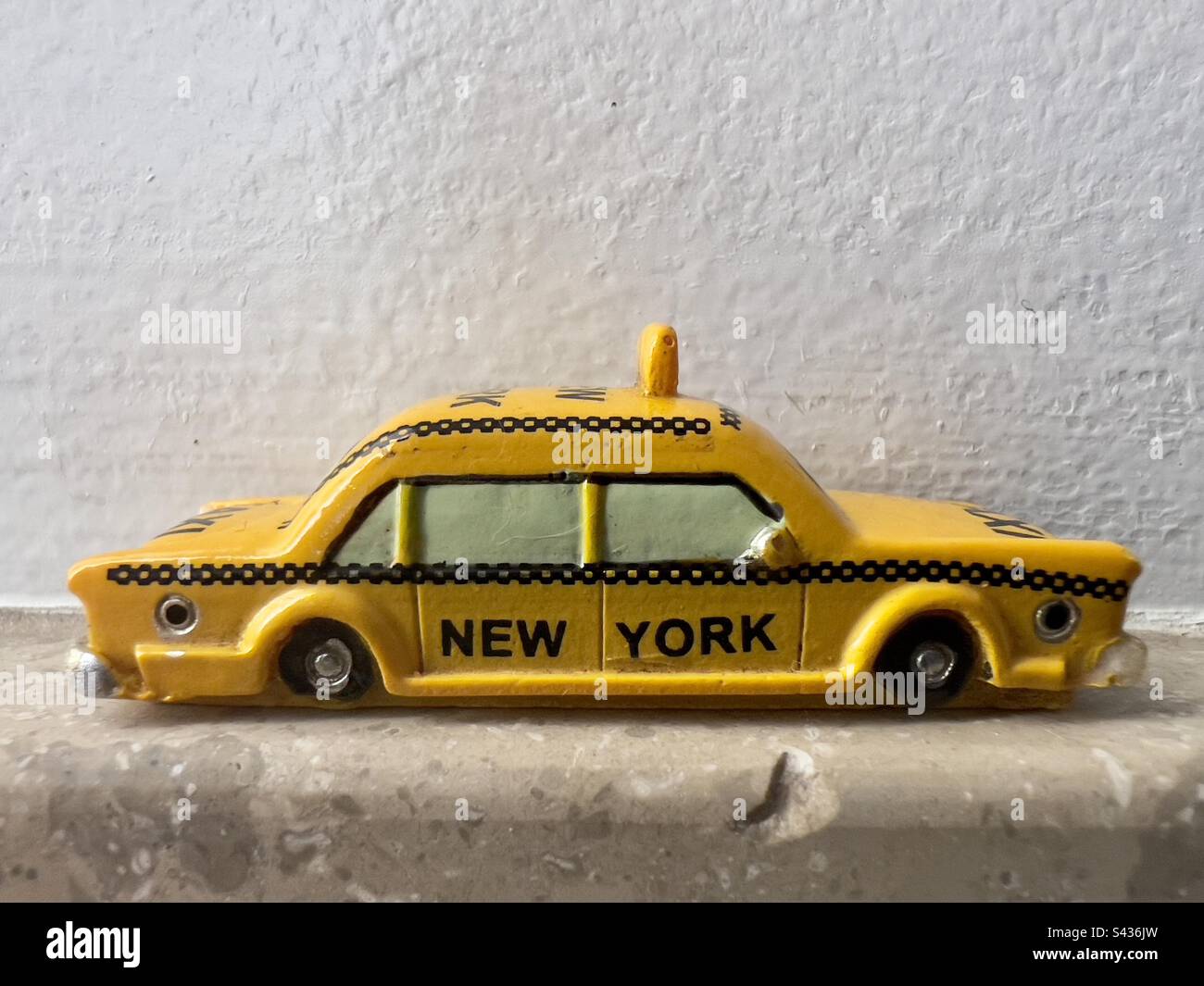 New York Yellow Cab Stock Photo