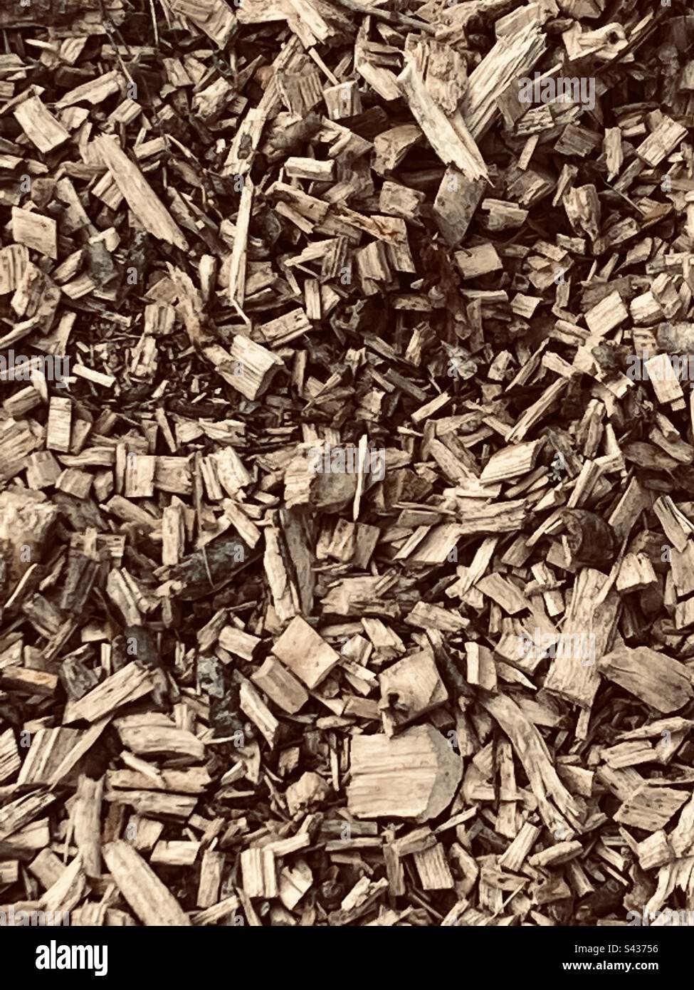 Wood chipping a Stock Photo Alamy