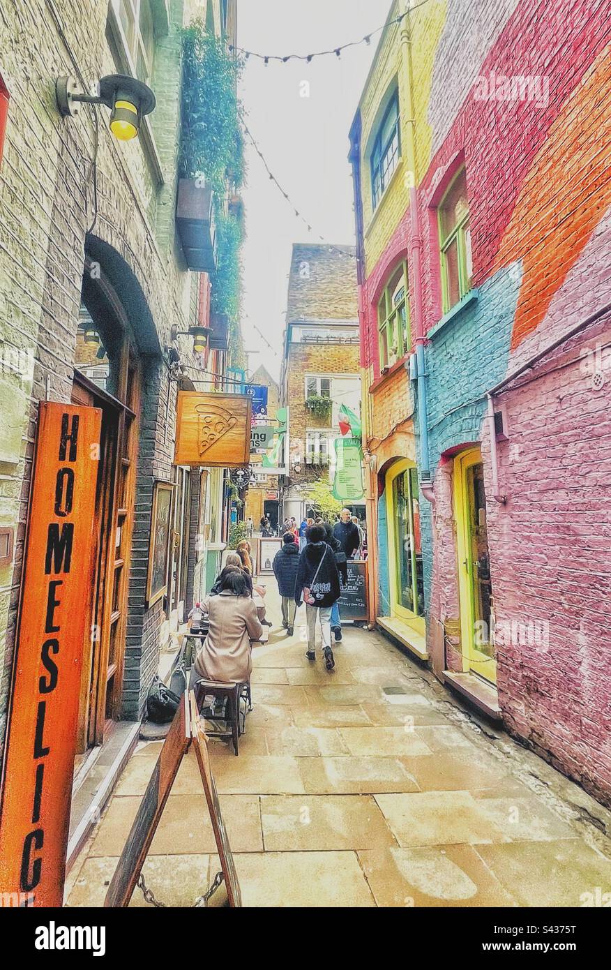 Colourful buildings in Seven Dials,London. Architecture Stock Photo Alamy