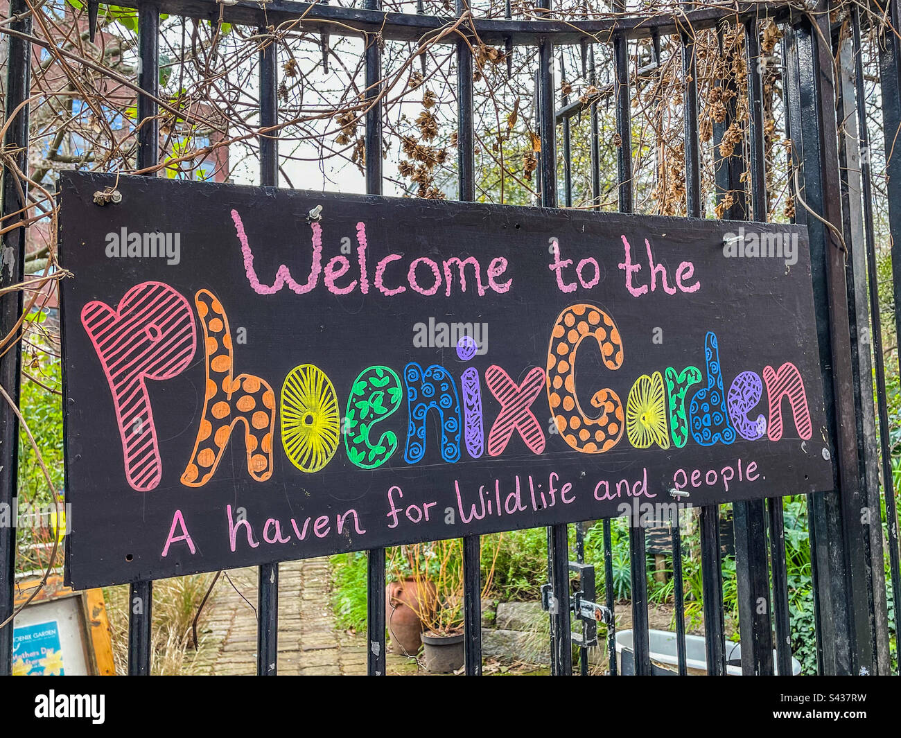 Phoenix Garden, London Stock Photo Alamy
