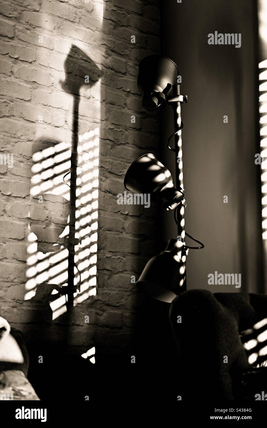 Home lighting in bright sunlight - Smartphone Captured Stock Image