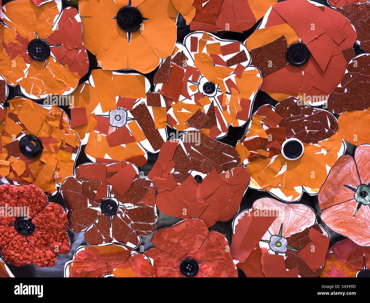 Child’s remembrance poster - Smartphone Captured Stock Image